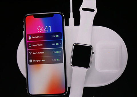 苹果无线充电板AirPower发布：支持多设备