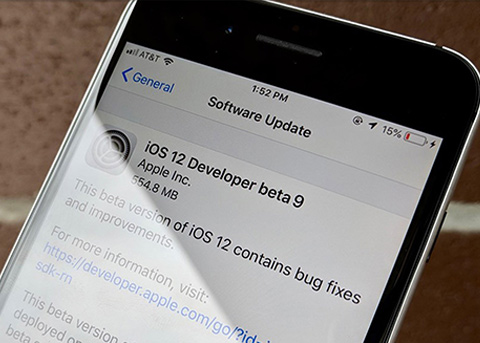 苹果发布iOS12 Public beta 7  公测用户可更新