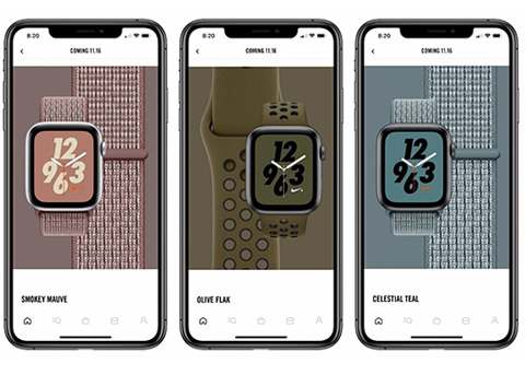 三款全新配色的 Apple Watch Nike 即将发售