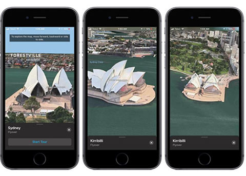  iOS11 beta2地图应用超酷的现实增强模式