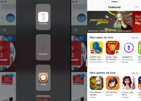 iOS10越狱插件Gorgone：可给iPhone增加分屏功能