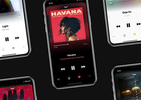  iOS12概念设计：深色模式+全新音乐应用+Cover Flow回归