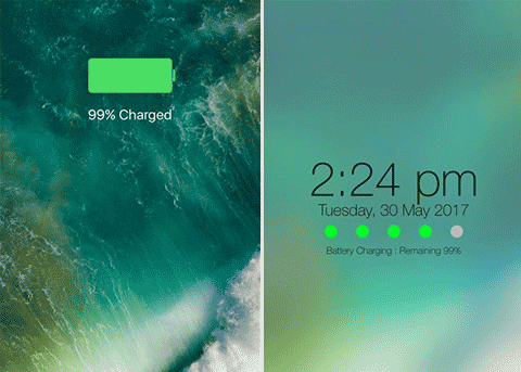 iOS10插件推荐：可让锁屏充电界面变得与众不同
