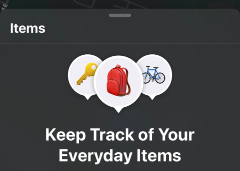 苹果设备上隐藏的“查找我的物品”菜单现身，暗示AirTags即将推出