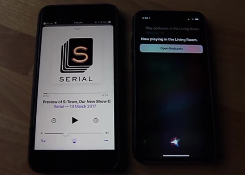 iOS11.4新功能：Siri 可以识别隔空播放命令