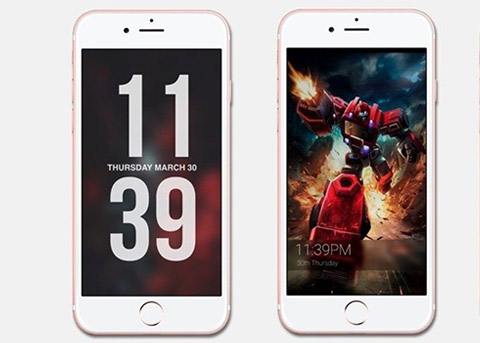  iOS10插件推荐：超酷的锁屏主题你喜欢吗？