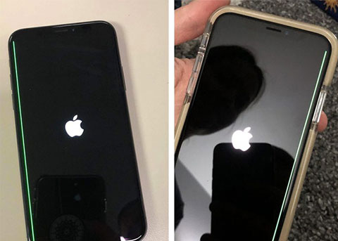 iPhoneX曝新问题：屏幕边缘出现绿色线条