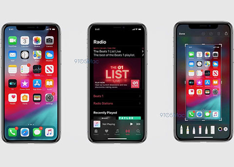 iOS13系统截屏曝光 深色模式来了