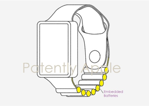 告别续航恐惧症：苹果Apple Watch电池表带专利曝光