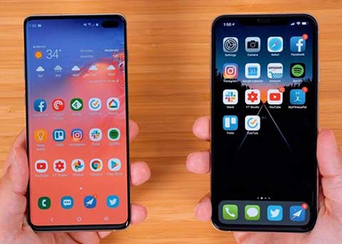 跑分对比：Galaxy S10+ vs. iPhone XS Max