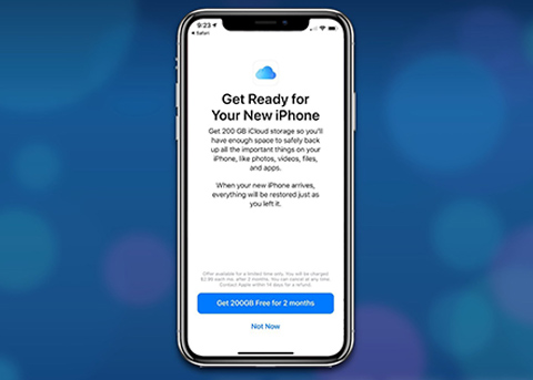 苹果与运营商合作，免费体验2个月200GB iCloud储存空间