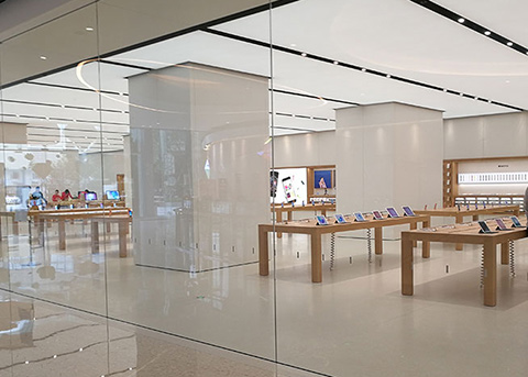 昆明首家Apple Store露真容 像颗小蘑菇