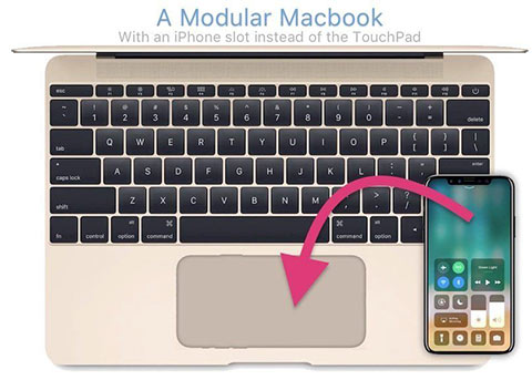 未来MacBook可能会使用iPhone作为触摸屏