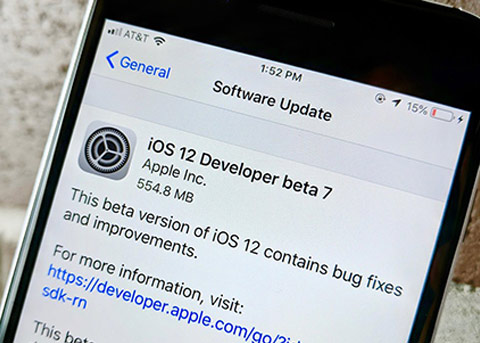 苹果紧急撤下iOS12 beta 7 因存在app启动缓慢等问题