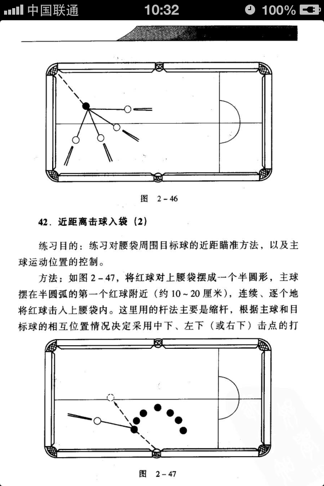 台球技法练习图解