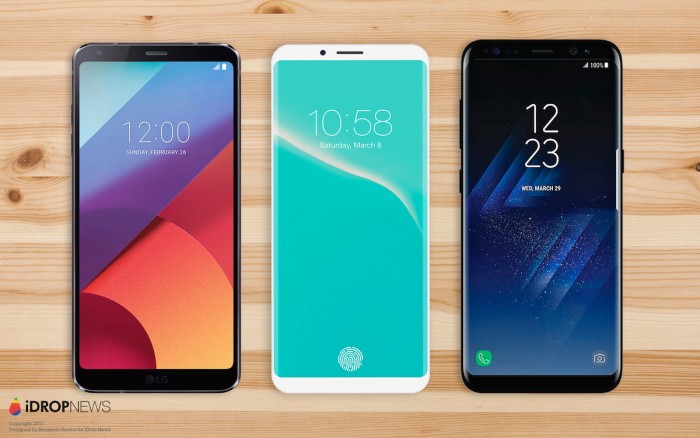 设计师绘制出亮黑色和亮白色iPhone 8概念渲染图