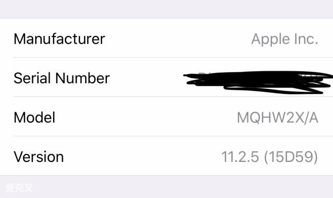 HomePod出厂安装的是iOS11.2.5，不过是测试版