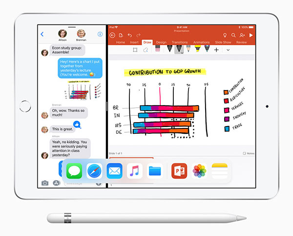苹果发布新iPad支持Apple Pencil 售价2388元