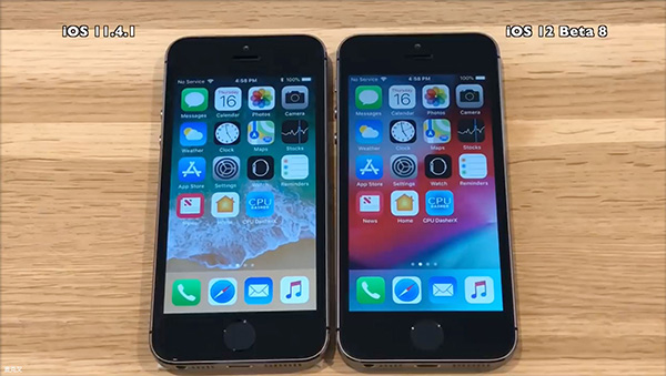 iPhone5s测试发现:iOS12让旧手机运行得更快