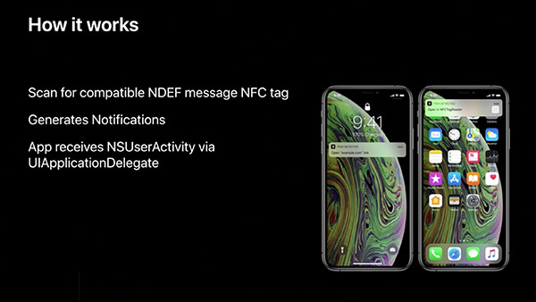 iPhone Xs/XR支持后台NFC 无需另启动应用