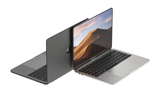 MacBook Pro概念设计：带有圆角的全面屏