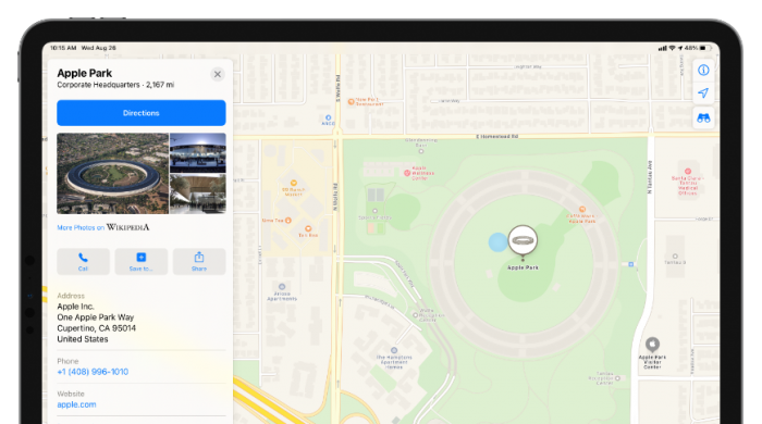 最新iOS 14测试版中的苹果地图可让用户留下评论和照片