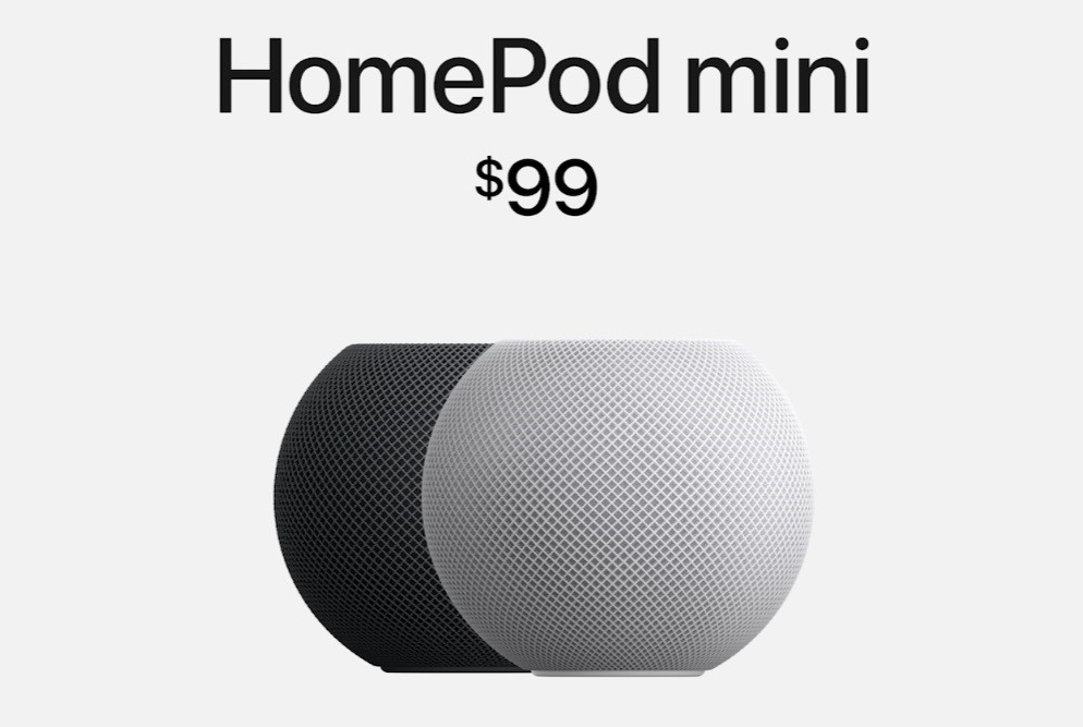 苹果发布小尺寸 HomePod mini 智能音箱，售价749元