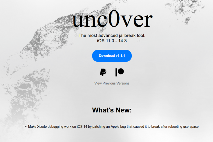 iOS越狱工具Unc0ver v6.1.1稳定版更新 修复所有已知问题