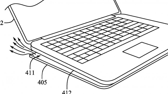 专利申请显示MacBook Pro未来可能采用新的通风底盘