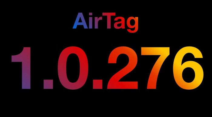 AirTag 1A276D固件发布：反追踪警告时间从3天缩短至8-24小时