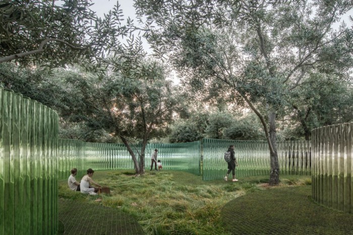 Apple Park将设“海市蜃楼”艺术品：400多根玻璃圆柱组成