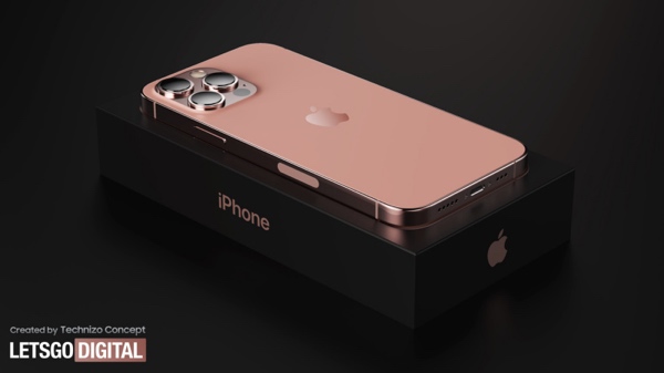 设计师分享 iPhone 13 系列新渲染图：新款日落金和玫瑰金配色