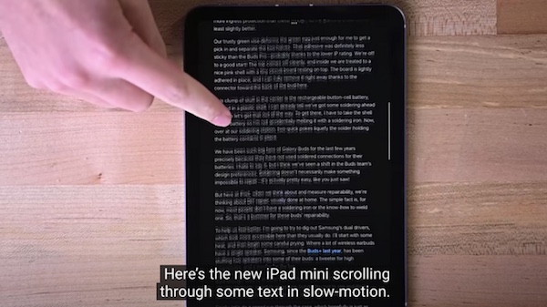iFixit拆解iPad mini 6 并推测“果冻屏”产生原因