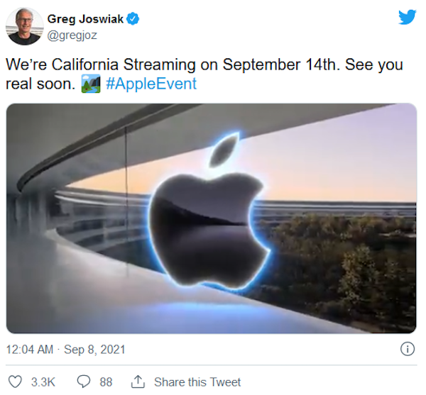 苹果秋季新品发布会直播页面上出现了iPhone的AR标志