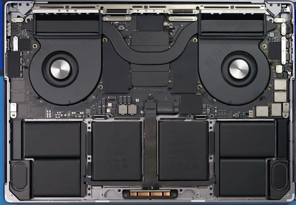 网友展示新款MacBook Pro 14/16内部结构，电池更换更简单