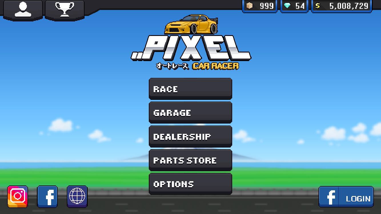 pixel car racer hack ipa