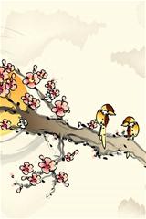 ,中国风,水墨,古韵,唯美,民俗,其他,黄色,