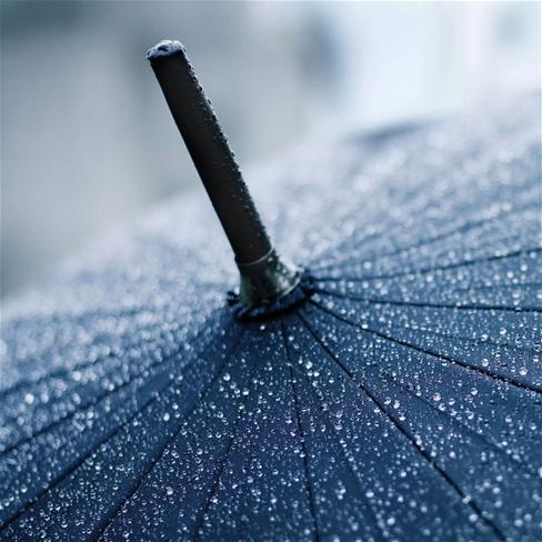 雨水,雨景,春雨,水滴,风景,蓝色