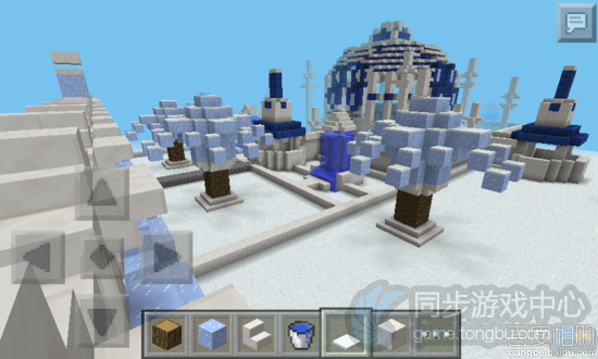 我的世界手机版冰雪城堡