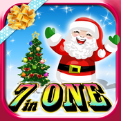 7 In 1 Xmas Fun - Best Preschool Games Collection For Christmas : Dress up , Puzzle , Match ,Gifts Store , Cookie Baking And more ...