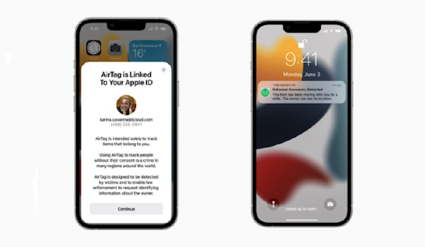 iOS 15.4第四个测试版到来 AirTag反跟踪功能亮相