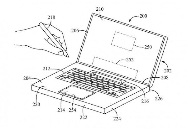 新专利显示苹果研究让Apple Pencil取代Touch Bar