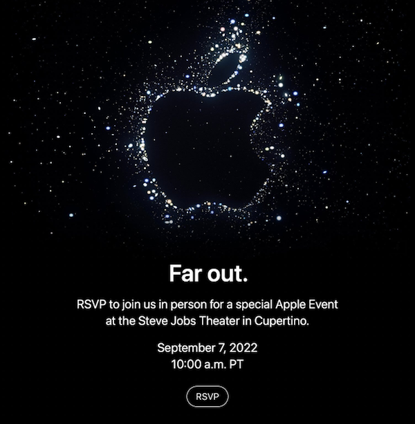  官宣！苹果将于9月7日举行秋季发布会