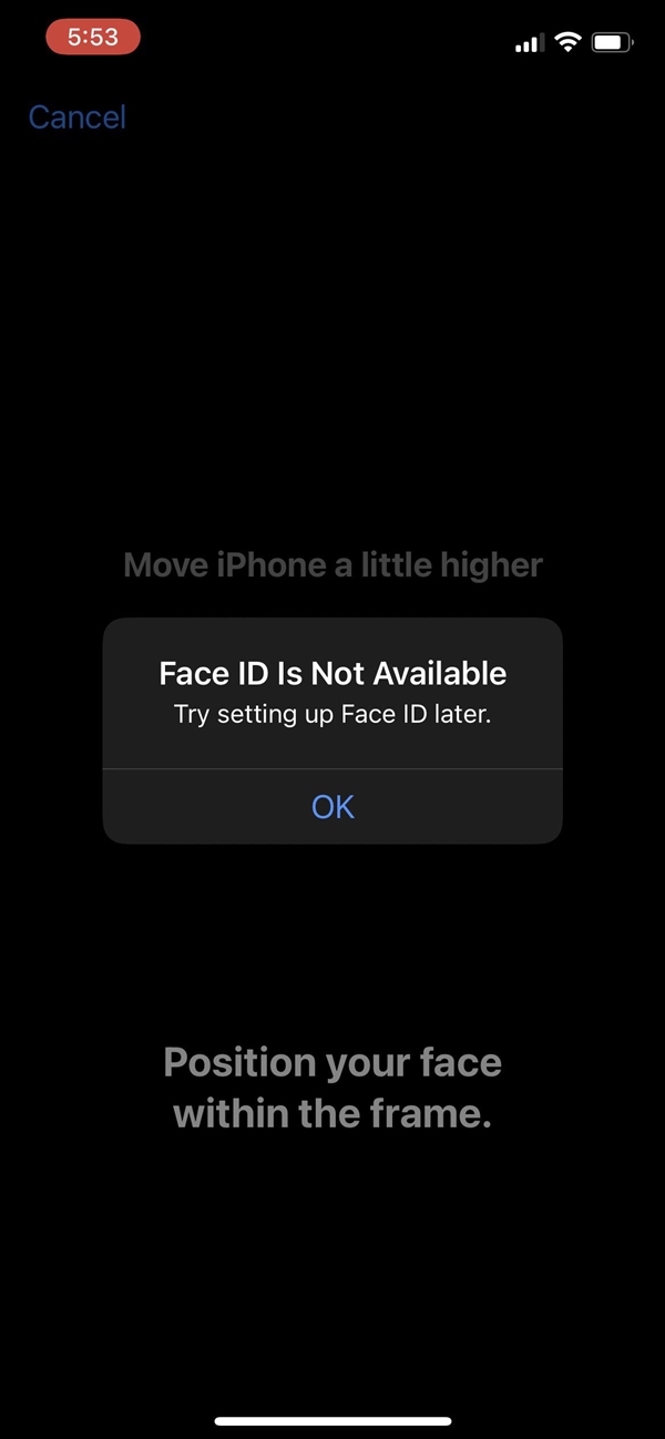 苹果 iOS 15.7.1 RC 版出现 Face ID 无法正常使用问题