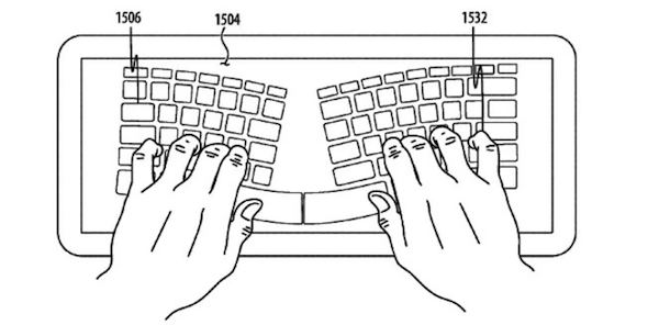 苹果获得无键帽键盘设计技术专利