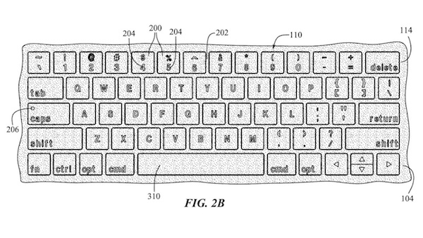 苹果获得MacBook 背光键盘新专利