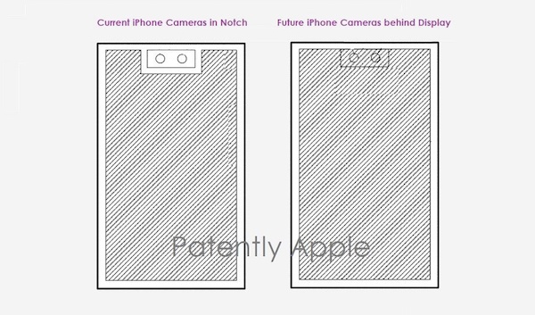 苹果屏下 Face ID 技术专利：未来 iPhone 或可在屏幕下嵌入摄像头