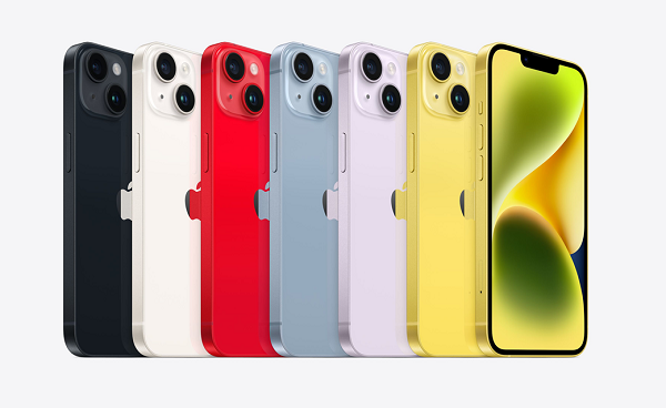 苹果 iPhone 14/14 Plus 黄色配色版本今日正式发售