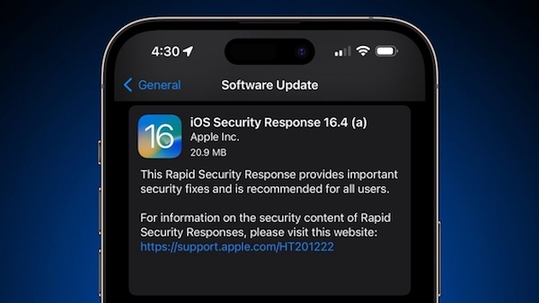 苹果为iOS 16.4/macOS 13.3 Beta 2用户发布快速安全响应更新
