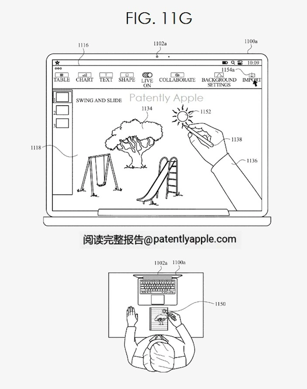 苹果 FaceTime 新专利：响应空中手势、同步笔记 / 绘图至 Mac 电脑